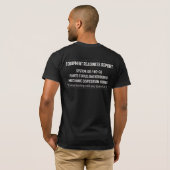 Militair MotorPool Uitrusting Gereedheidsrapport L T-shirt (Achterkant volledig)