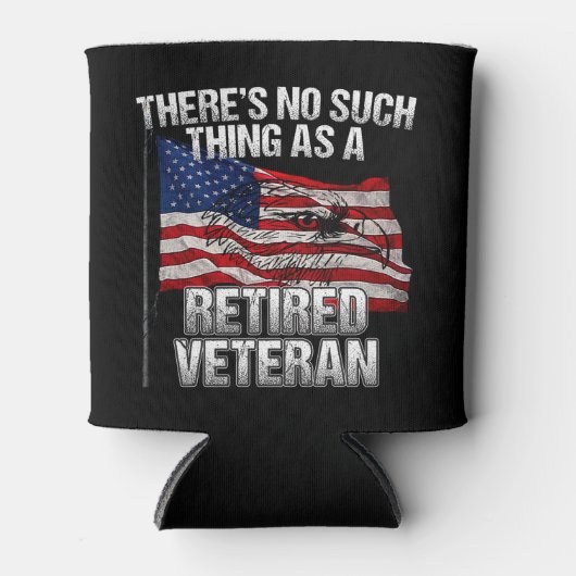 Militair - niet zoals een ingemoeide veteraan blikjeskoeler (Voorkant)