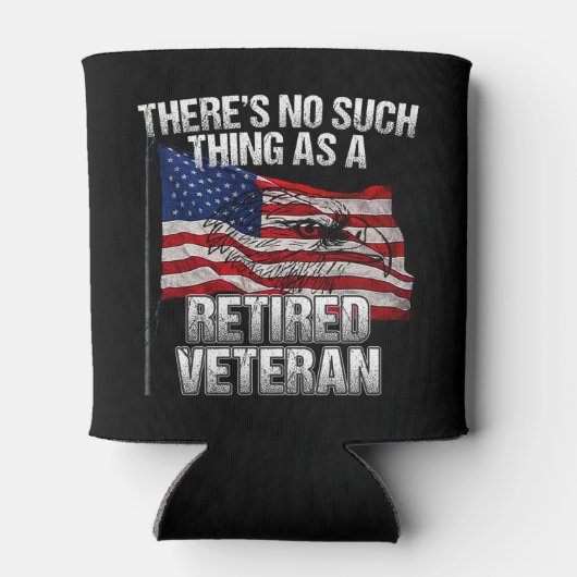 Militair - niet zoals een ingemoeide veteraan blikjeskoeler (Achterkant)