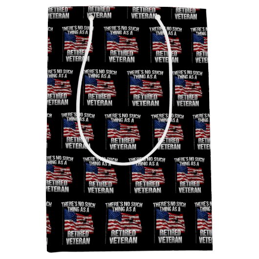 Militair - niet zoals een ingemoeide veteraan medium cadeauzakje (Voorkant)