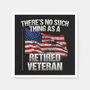 Militair - niet zoals een ingemoeide veteraan servet