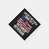 Militair - niet zoals een ingemoeide veteraan servet (Hoek)