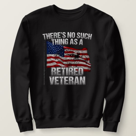 Militair - niet zoals een ingemoeide veteraan trui (Design voorkant)