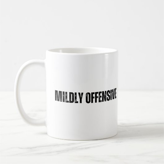 Militair offensief koffiemok (Links)