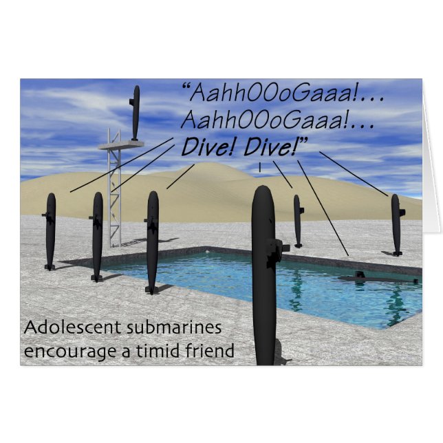 Militair - onderzeeër (Voorkant Horizontaal)