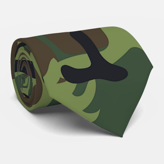 Militair ontwerp stropdas (Opgerold)