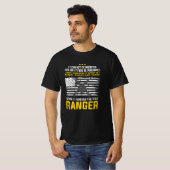 Militair ontwerp van Ranger T-shirt (Voorkant volledig)