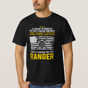 Militair ontwerp van Ranger T-shirt