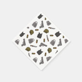 Militair papier servet (Hoek)