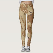 Militair patroon woestijn Camouflage Leggings (Voorkant)