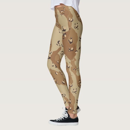 Militair patroon woestijn Camouflage Leggings (Links)