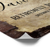 Militair pensioen, leger, welkomstteken poster (Hoek)