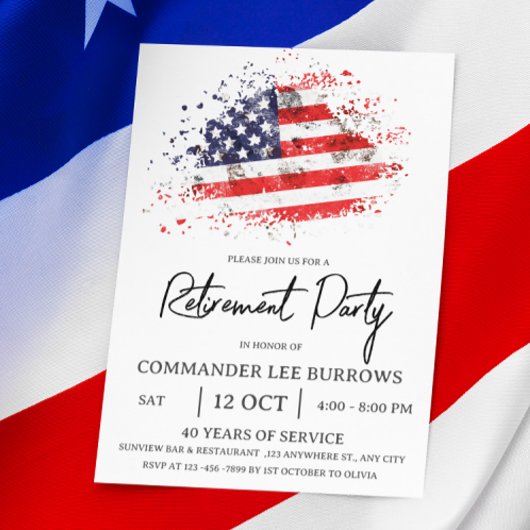 Militair Pensioenfeest Flyer