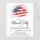 Militair Pensioenfeest Flyer (Voorkant)