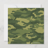 Militair Pensioenfeestje Kaart (Achterkant)