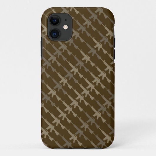 Militair Pistool Camouflage GI stijl geweer Cool B Case-Mate iPhone Case (Achterkant)