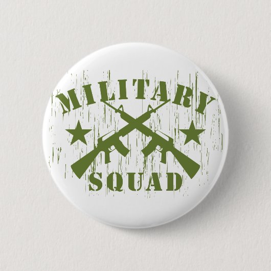 Militair plein M16 - Groen Ronde Button 5,7 Cm (Voorkant)