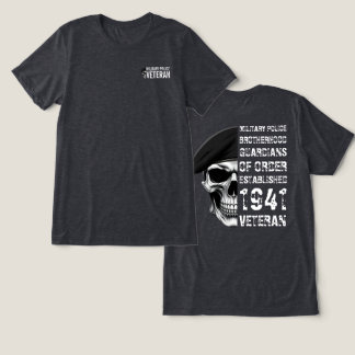 Militair Politie Broederschap Veteraan Tri-Blend Shirt