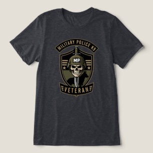 Militair Politie K9 Veteranen Tactische Hond Tri-Blend Shirt