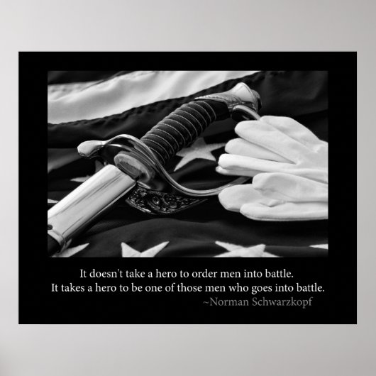 Militair Poster Hero (Voorkant)