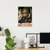  militair Poster van de WWI en de WWII (Thuiskantoor)