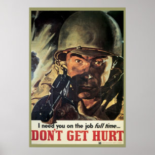 militair Poster van de WWI en de WWII
