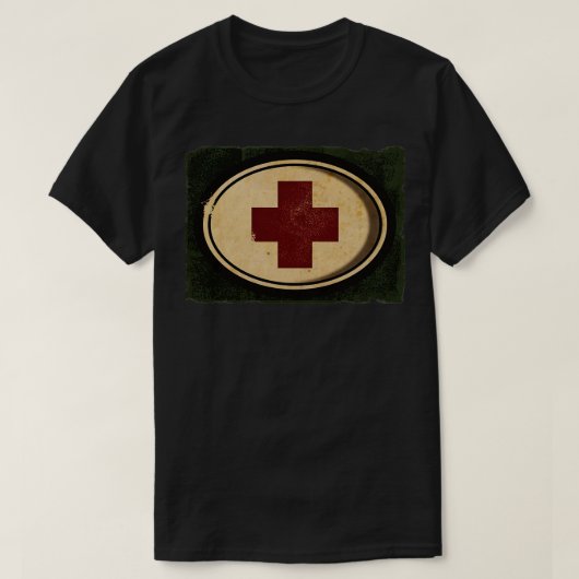 Militair Rode Kruis T-shirt (Design voorkant)