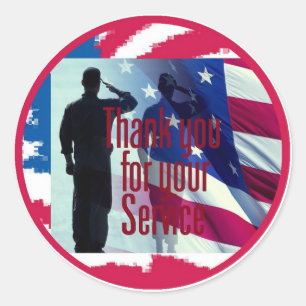 MILITAIR RONDE STICKER