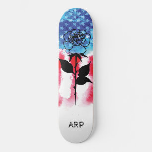 *~* Militair ROOS Rood Wit Blauw Vlag Persoonlijk Skateboard