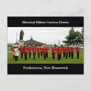 Militair Show in het district Garrison, Fredericto Briefkaart