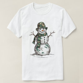 Militair Sneeuwmannetje T-shirt