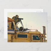 militair soldaat briefkaart (Voorkant / Achterkant)