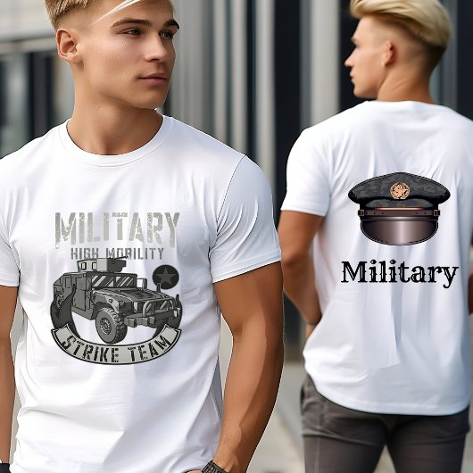 Militair Staking Team T-shirt met hoge mobiliteit