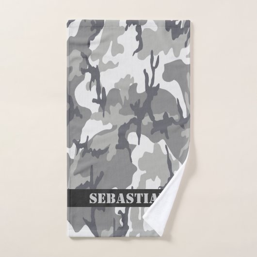 Militair stedelijk gecamoufleerd patroon gepersona bad handdoek (Handdoek)