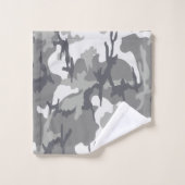 Militair stedelijk gecamoufleerd patroon gepersona bad handdoek (Wasdoekje)