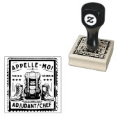 Militair stempel: "BEL MIJ ADJUDANT-CHEF" Rubberstempel (Gestempeld)