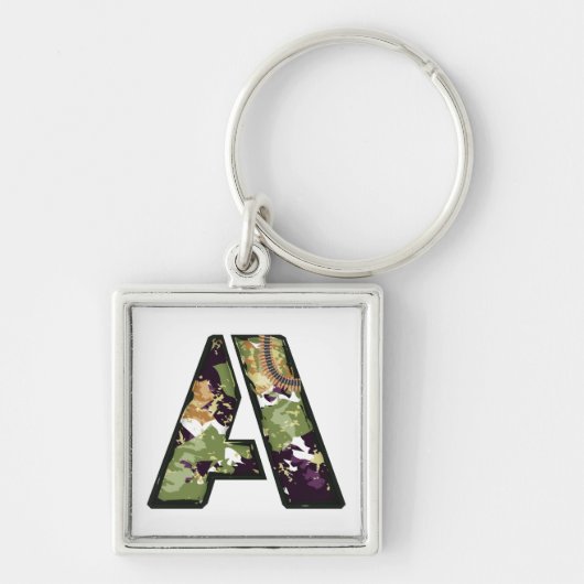 Militair Stijl Brief Van A Sleutelhanger (Voorkant)