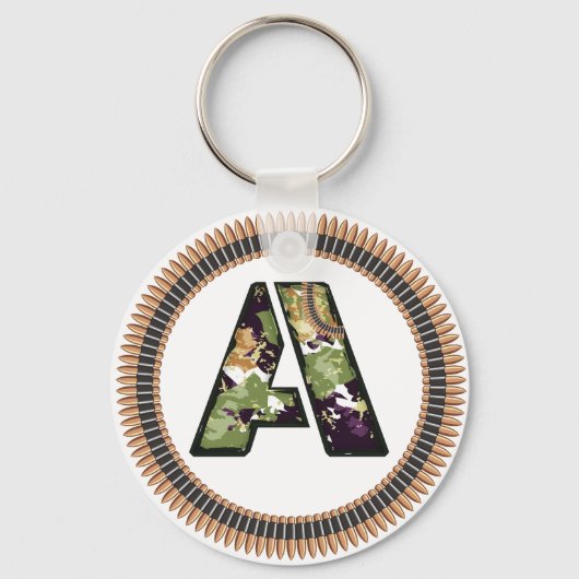 Militair Stijl Brief Van A Sleutelhanger (Voorkant)