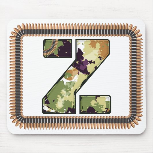 Militair Stijl Brief Van Z Muismat (Voorkant)