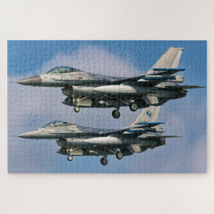 Militair straalvliegtuig legpuzzel