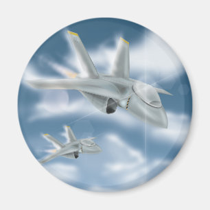 Militair straalvliegtuig magneet