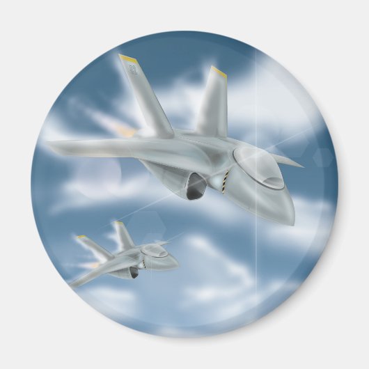 Militair straalvliegtuig magneet (Voorkant)