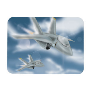 Militair straalvliegtuig magneet