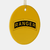 Militair Symbool voor het leger RANGER - terug PER Keramisch Ornament (Rechts)