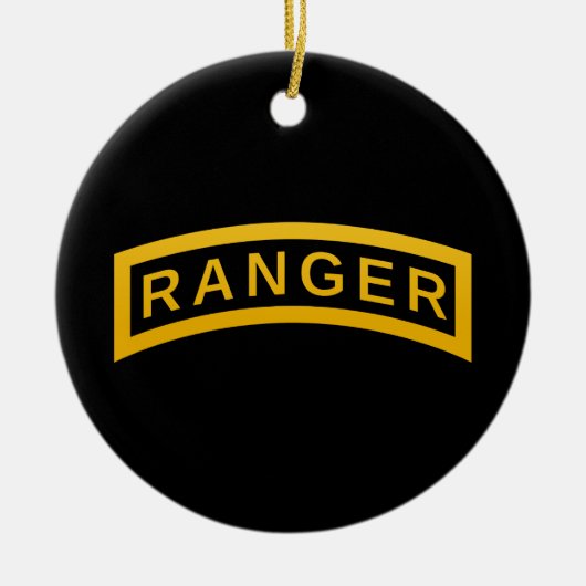 Militair Symbool voor het leger RANGER - terug PER Keramisch Ornament (Voorkant)