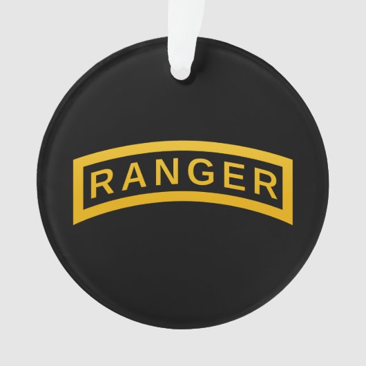 Militair Symbool voor het leger RANGER - terug PER Ornament (voorkant)