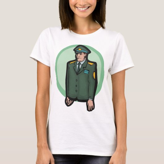 militair t-shirt (Voorkant)