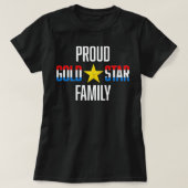 Militair T-shirt van de Proud Gold Star-serie voor (Design voorkant)