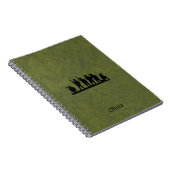 Militair Tactisch Team - Legersilhouet Notitieboek (Rechterzijde)