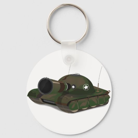 Militair Tank Sleutelhanger (Voorkant)